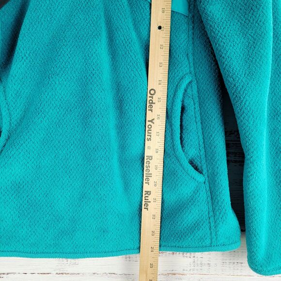 Patagonia Women's Size Small Re-Tool Snap-T Polartec Fleece Pullover Green EUC - Picture 2 of 9
